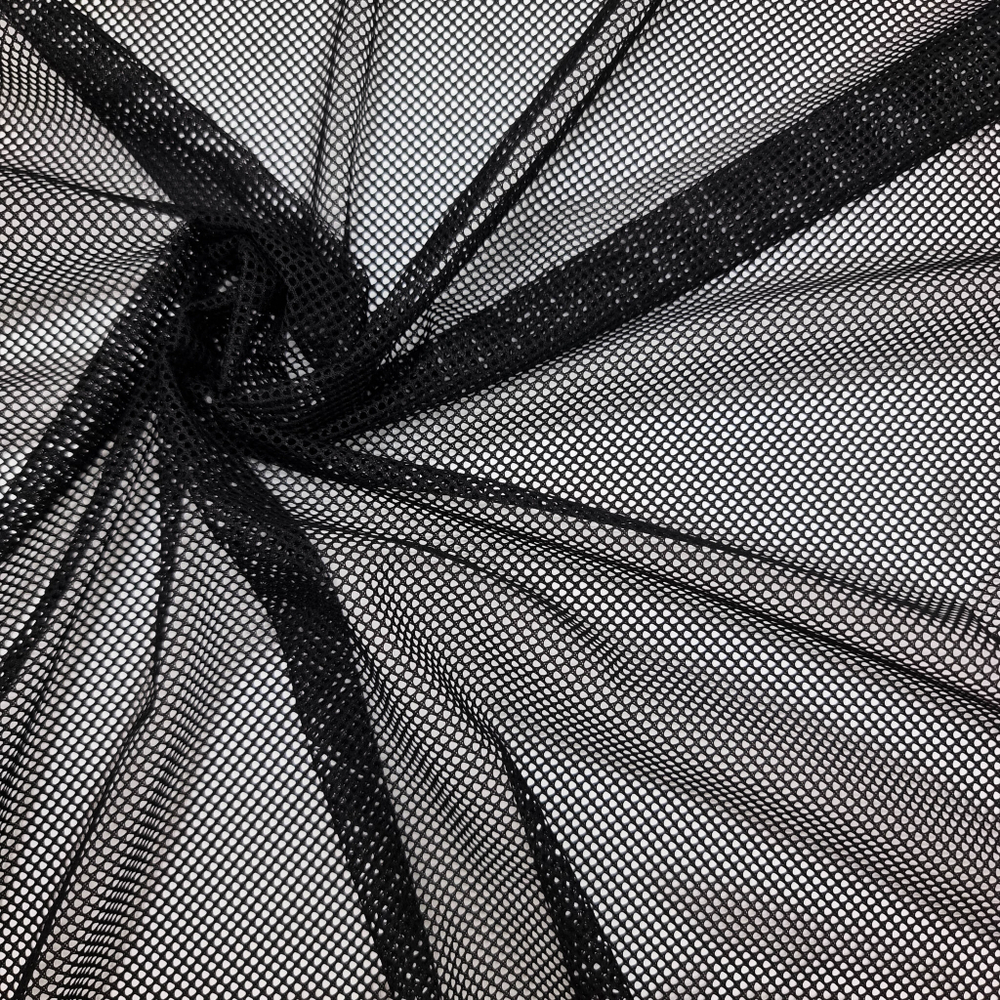 Сетка эластична ЧЕРНЫЙ "Крупная ячейка", Турция