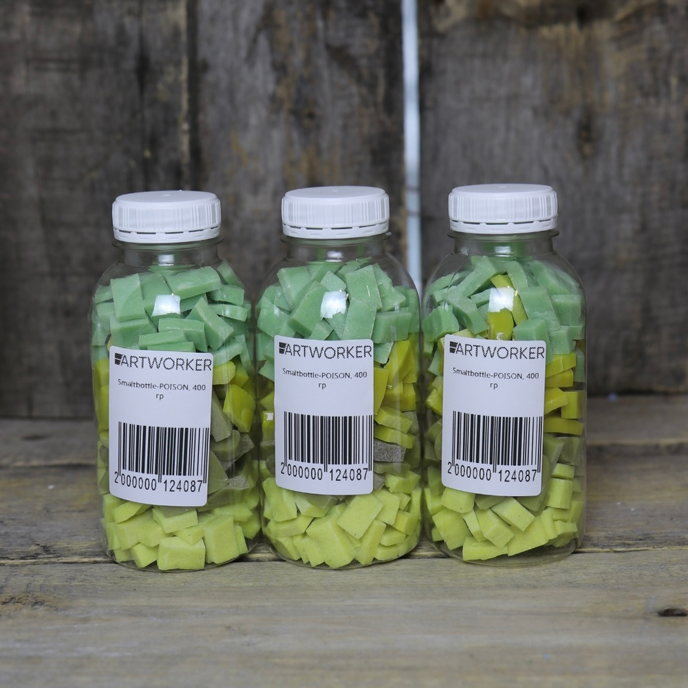 Смальта колотая желтого цвета