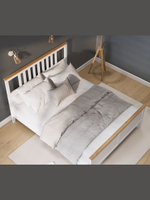 IKEA Кровать двуспальная IDANAS 160*200, белая, ИЛЕКСА (ИКЕА ИДАНАС)