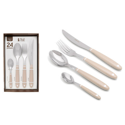 Набор из 24-х приборов "Деметра" беж