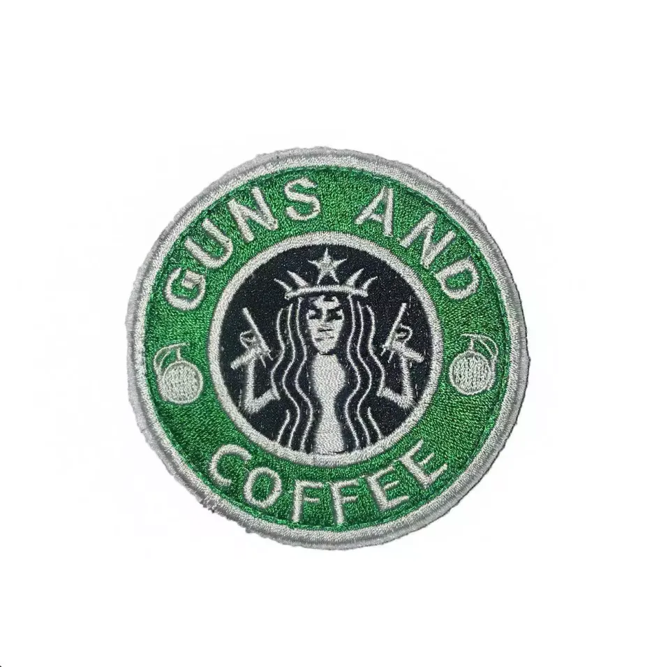 Патч Guns and Coffee