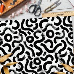 Ткань кулирная гладь цветовой акцент