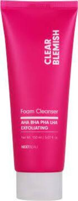 Пенка для умывания с кислотами NEXTBEAU Clear Blemish Foam Cleanser 150 мл