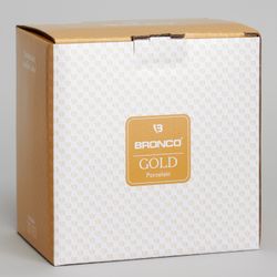 ЧАЙНЫЙ НАБОР BRONCO "GOLD" НА 2 ПЕР. 4 ПР. 350 МЛ