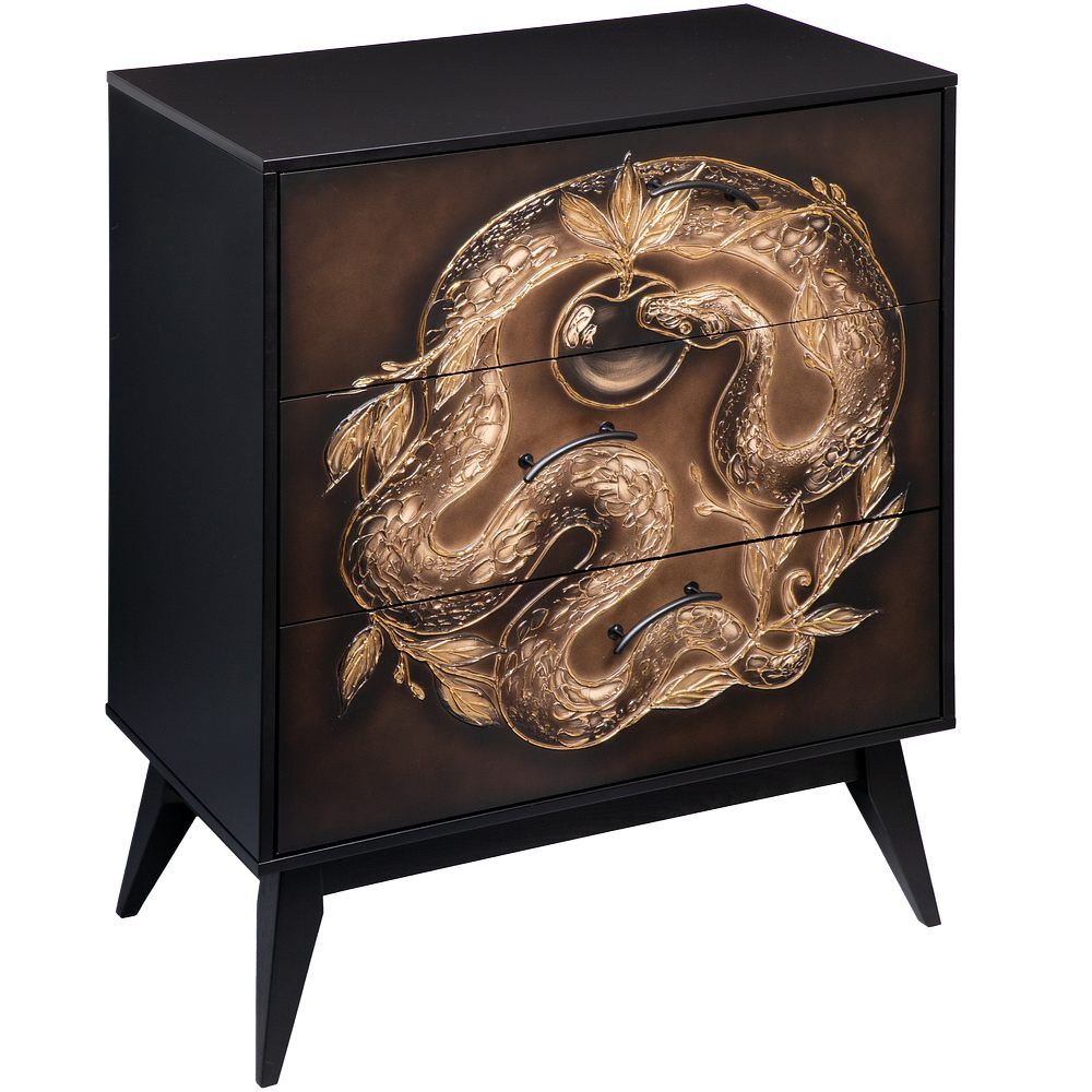 Комод Яблоко Евы с 3 ящиками Найт