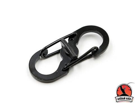 Карабин "СЛЕДОПЫТ" 3,5 см, двойной, сталь