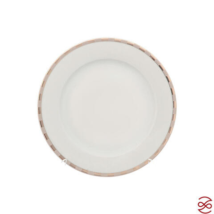 Набор тарелок Thun Опал платиновые пластинки 21 см(6 шт)