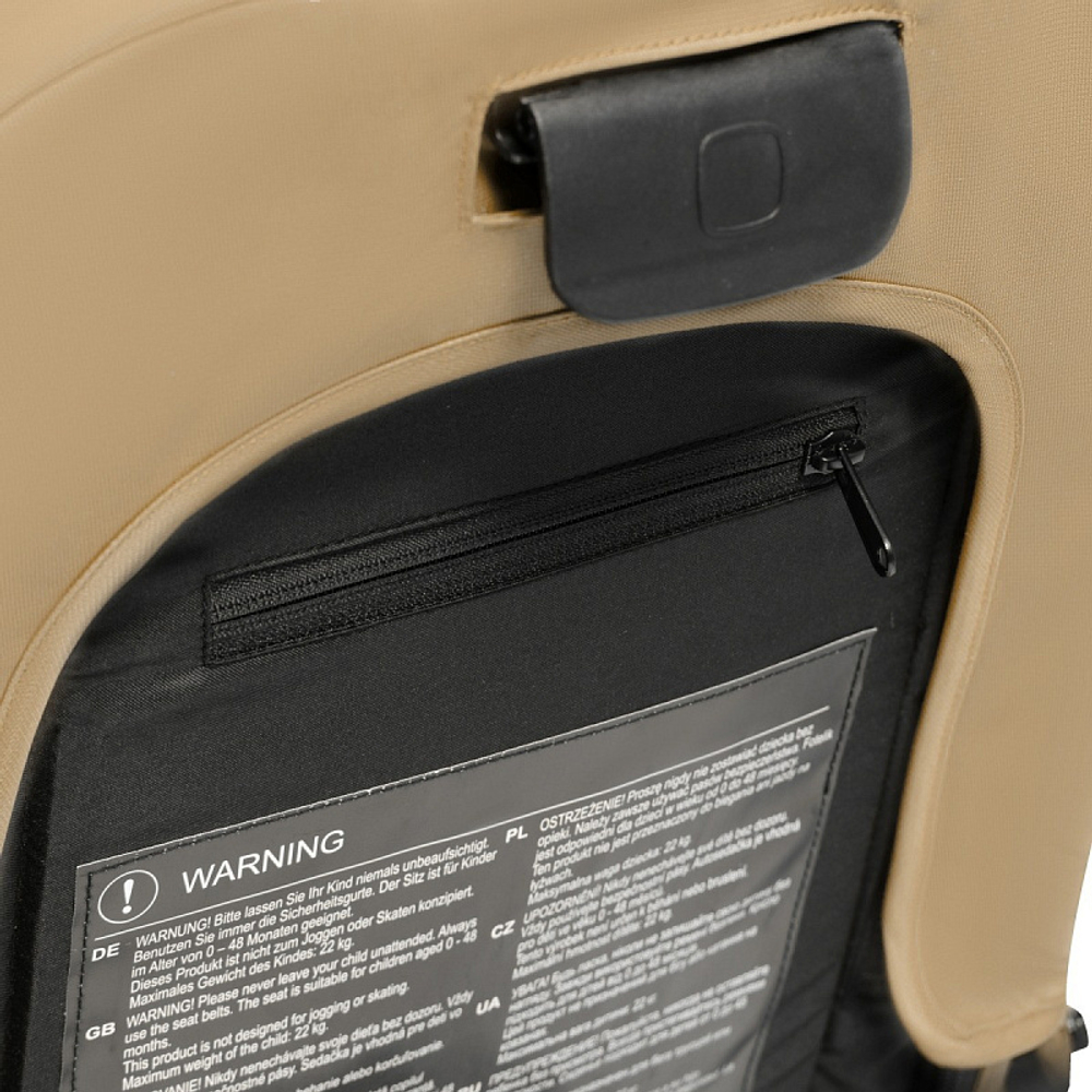 Коляска Agex Life 3 в 1 с автокреслом i-Team Black ALB269 Beige (Бежевый)