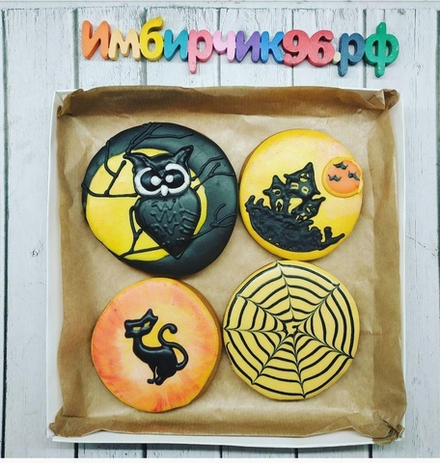 Имбирные пряники Хэллоуин