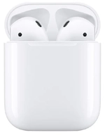 Беспроводные наушники Apple AirPods 2 с зарядным футляром, Lightning, белый
