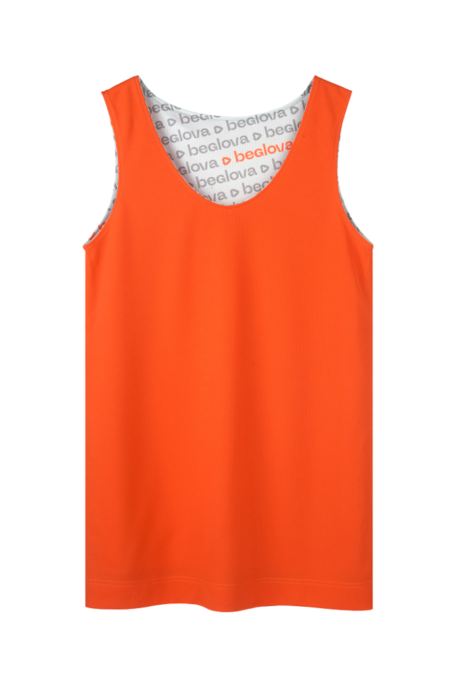 Платье майка оранжевый/beglova