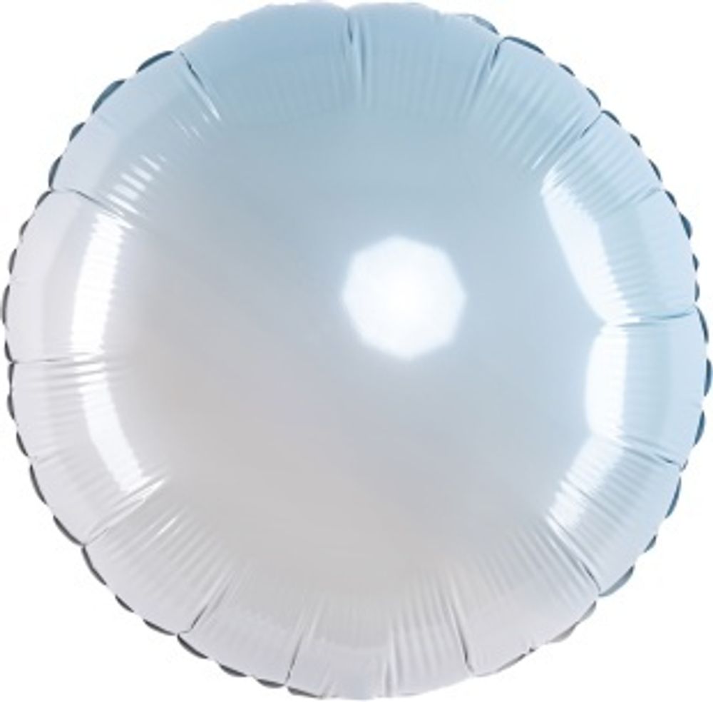 F Шар круг 18'' / 45 см Голубой Градиент (БГ-15)