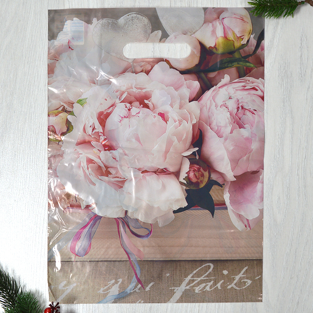 Пакет 29*40см 35мкм с вырубной ручкой "Бенефис" (50шт)