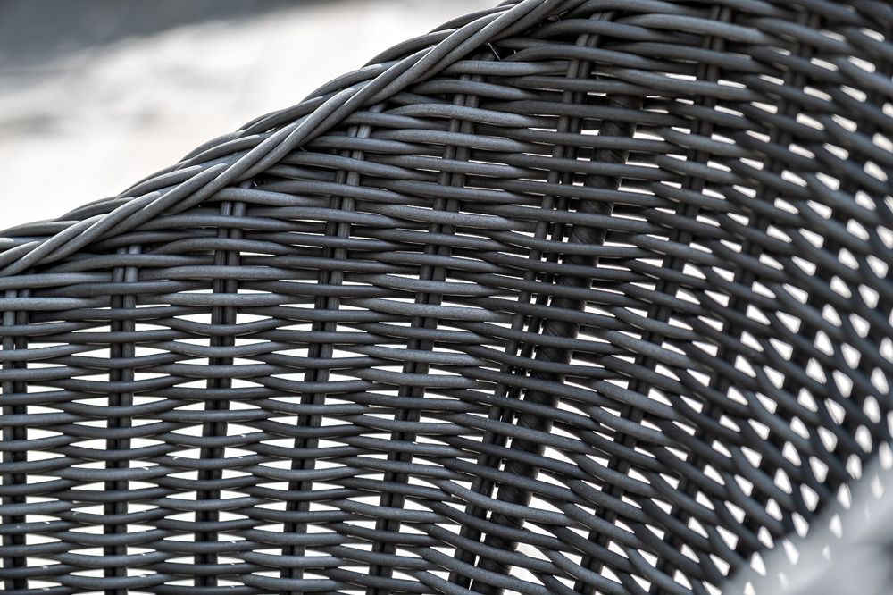 "Фредо" обеденная группа плетеная, цвет графит