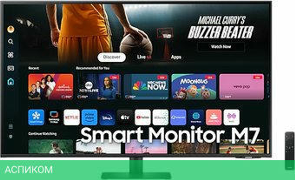 Smart монитор Samsung Smart M7 LS43DM702UUXDU