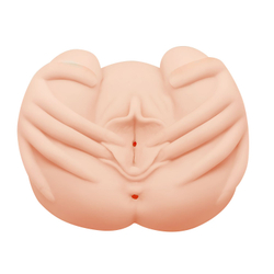 Вагина с руками поверх и вибрацией