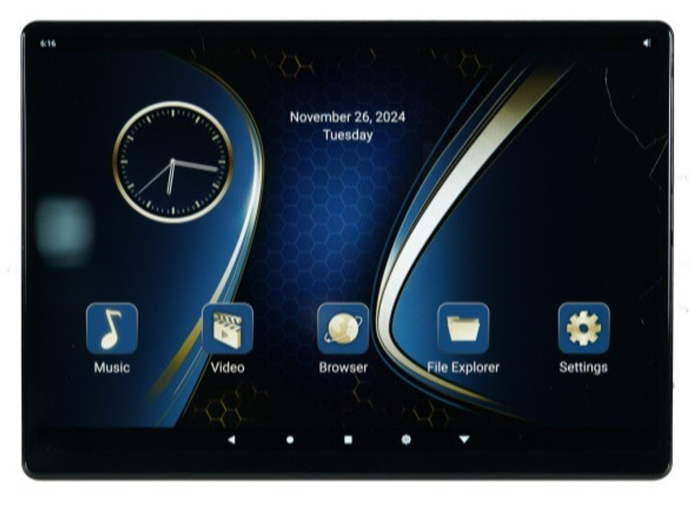 Монитор на подголовник - ERGO ER1360AN с сенсорным экраном 13” (IPS 2K 2880х1920, Android, 8+128Gb,4G +out) черный
