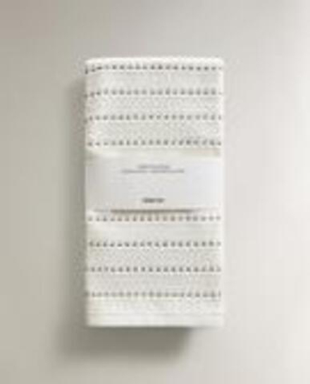 ZARA HOME МАХРОВОЕ КУХОННОЕ ПОЛОТЕНЦЕ, БЕЛЫЙ