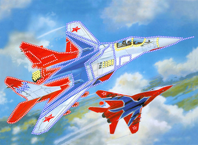 "Авиа шоу"-4164 ткань с нанесенным рисунком