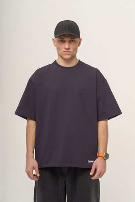 Футболка KUL'TURA OverSize "Basic" Фиолетовый