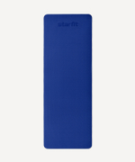 Коврик для йоги и фитнеса STARFIT FM-201, TPE, 183x61x0,4 см, темно-синий/синий