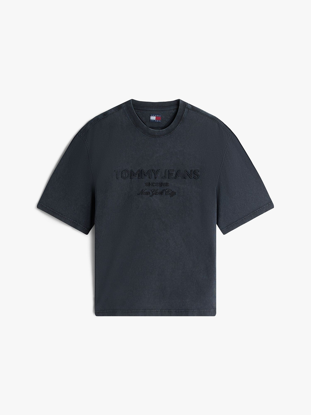 Футболка Tommy Jeans Garment-Dyed Black