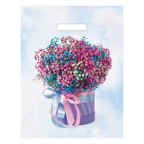 Пакет с вырубной ручкой Фьюжн (31х40)