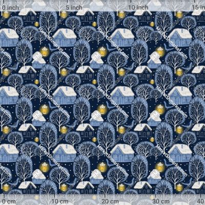 Зимние домики by Olgush_paint 462 DPI