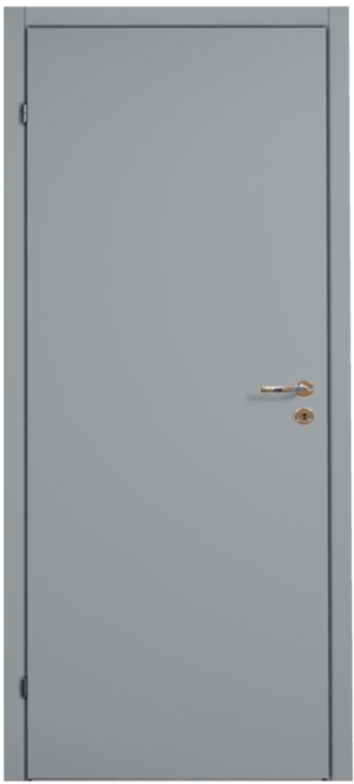 Дверной блок ОКРАШ. Серый (однопольный)