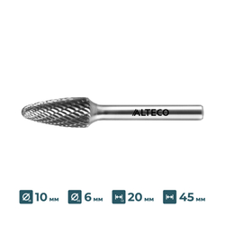 Борфреза по металлу ALTECO F 1020/6 MX