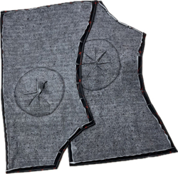 Утеплитель под фары внутр. УАЗ 452 Буханка, 2206, 3303 (красная нить Рубин)