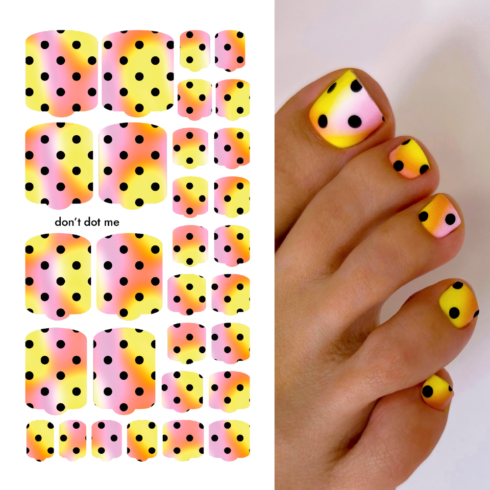 Плёнки для педикюра by provocative nails dont dot me
