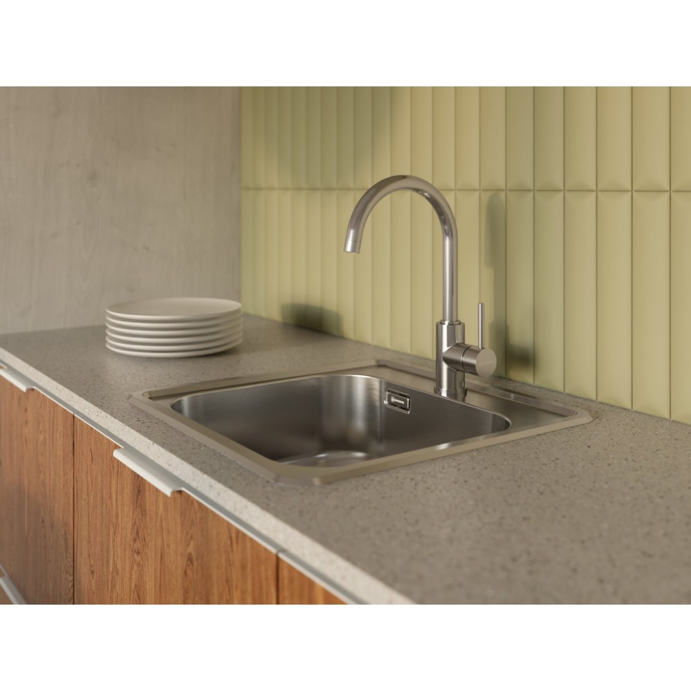 Кухонная мойка Omoikiri Notoro 48-SI Matt нерж.сталь/silver matt