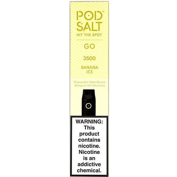 Pod Salt GO 3500 - Banana Ice (2% nic)