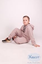 Костюм (брюки и толстовка) пыльно-бежевый