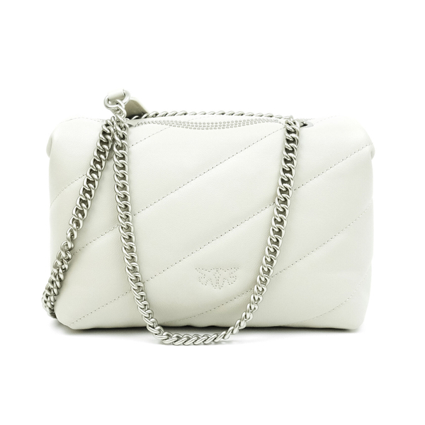 MINI LOVE BAG PUFF MAXI QUILT - white