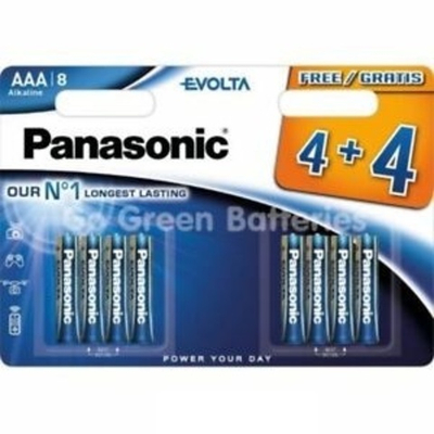 Батарейки Panasonic Evolta AAA щелочные 8 шт