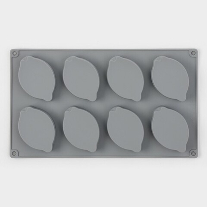 Форма для выпечки и муссовых десертов "Лимон" 8 яч (30*17,4*3 см)