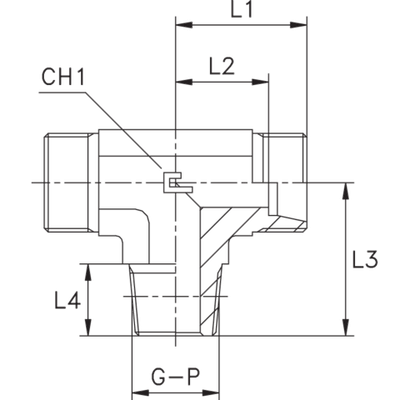 Штуцер FTC DL18 BSPT 1/2 (корпус)