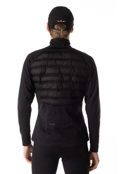 ЛОНГСЛИВ С ПУХОВОЙ ВСТАВКОЙ МУЖСКОЙ LONG SLEEVE DOWN PUFFER | BLACK