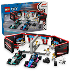 LEGO City / Гараж Формулы-1 и автомобили Mercedes-AMG и Alpine/ 60444