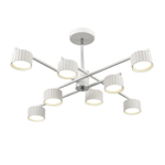 8241/8C COMFI LN25 202 белый/хром, металл Люстра потолочная LED GX53 8*7W 220V KARINA