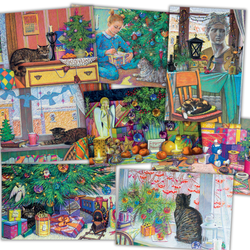 За мгновение до Рождества. 8 открыток