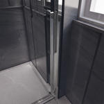 Душевая дверь Veconi Premium Trento PTD-30CH, 1200х2000, хром, стекло прозрачное