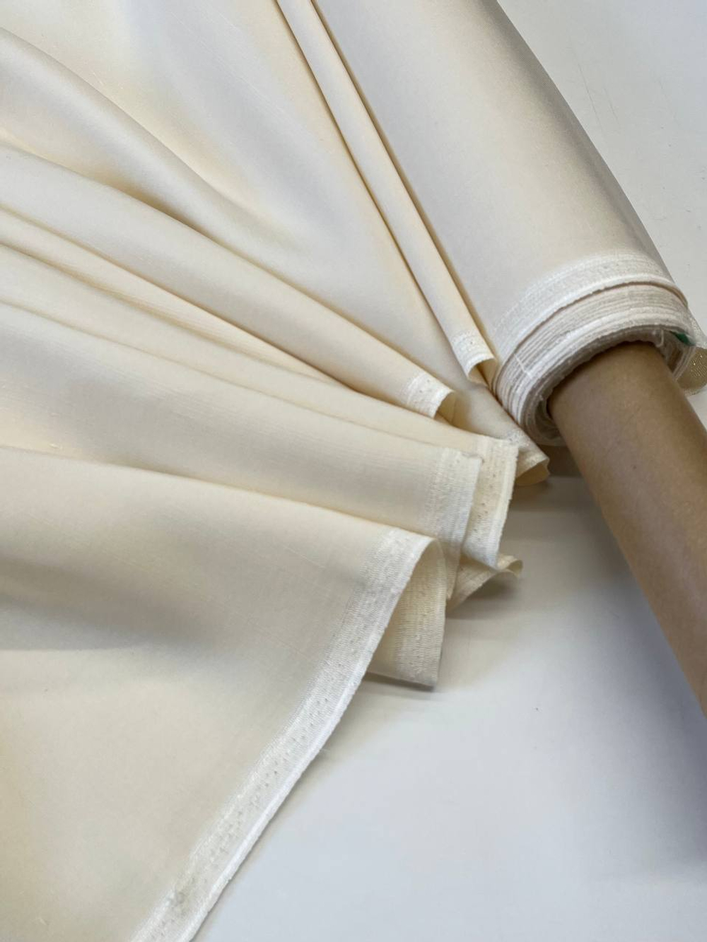 Шелк чесуча сливочный