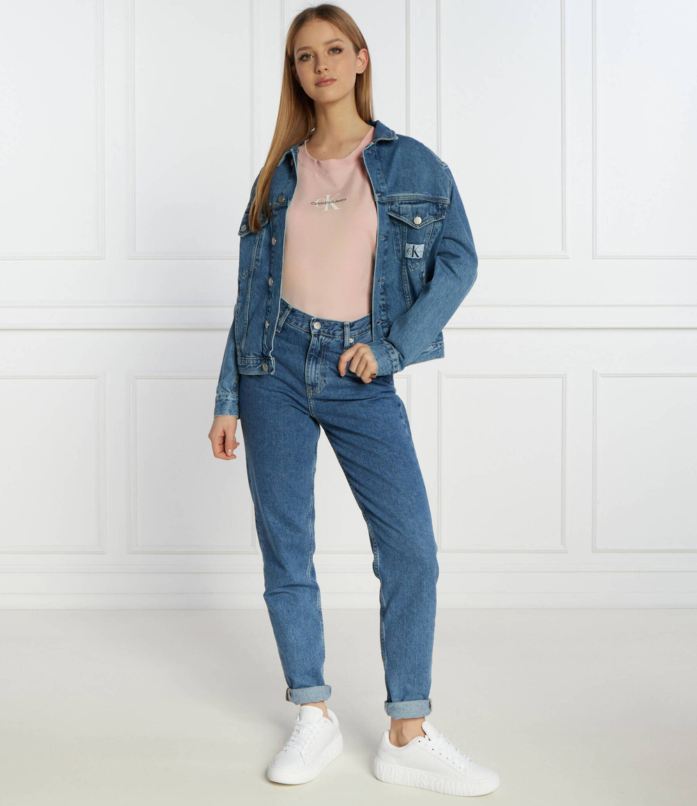 Футболка CALVIN KLEIN JEANS - пудро-розовый(J20J222564)