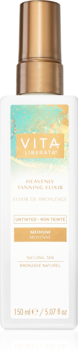 Vita Liberata Heavenly Tanning Elixir Untinted - лосьон автозагар для тела /  Medium 150  ml  / GTIN 5060850670346