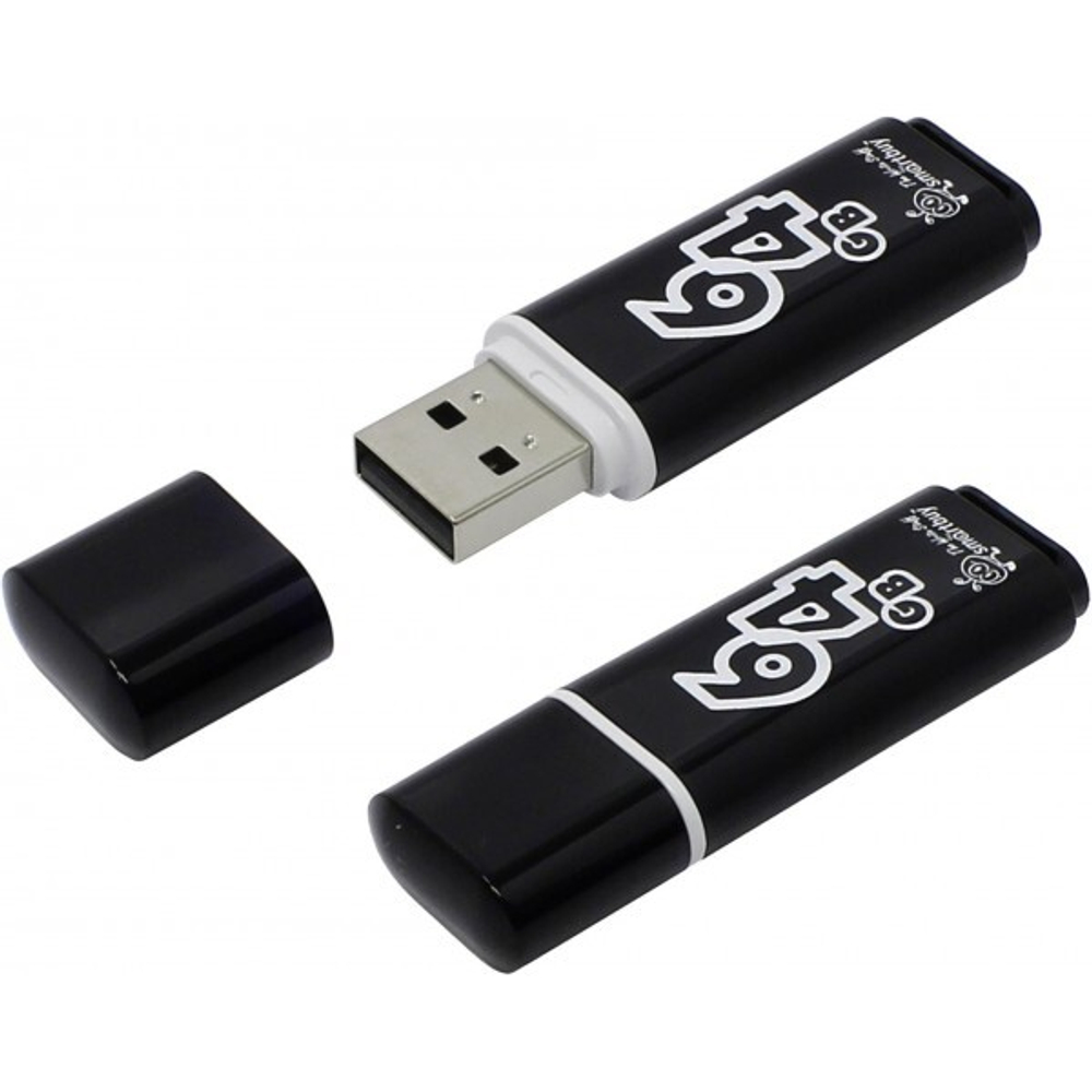 64GB USB Smartbuy Glossy series black