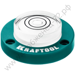 KRAFTOOL BULL'S EYE (БЫЧИЙ ГЛАЗ), d 49 мм, поверхностный магнитный уровень (34789)