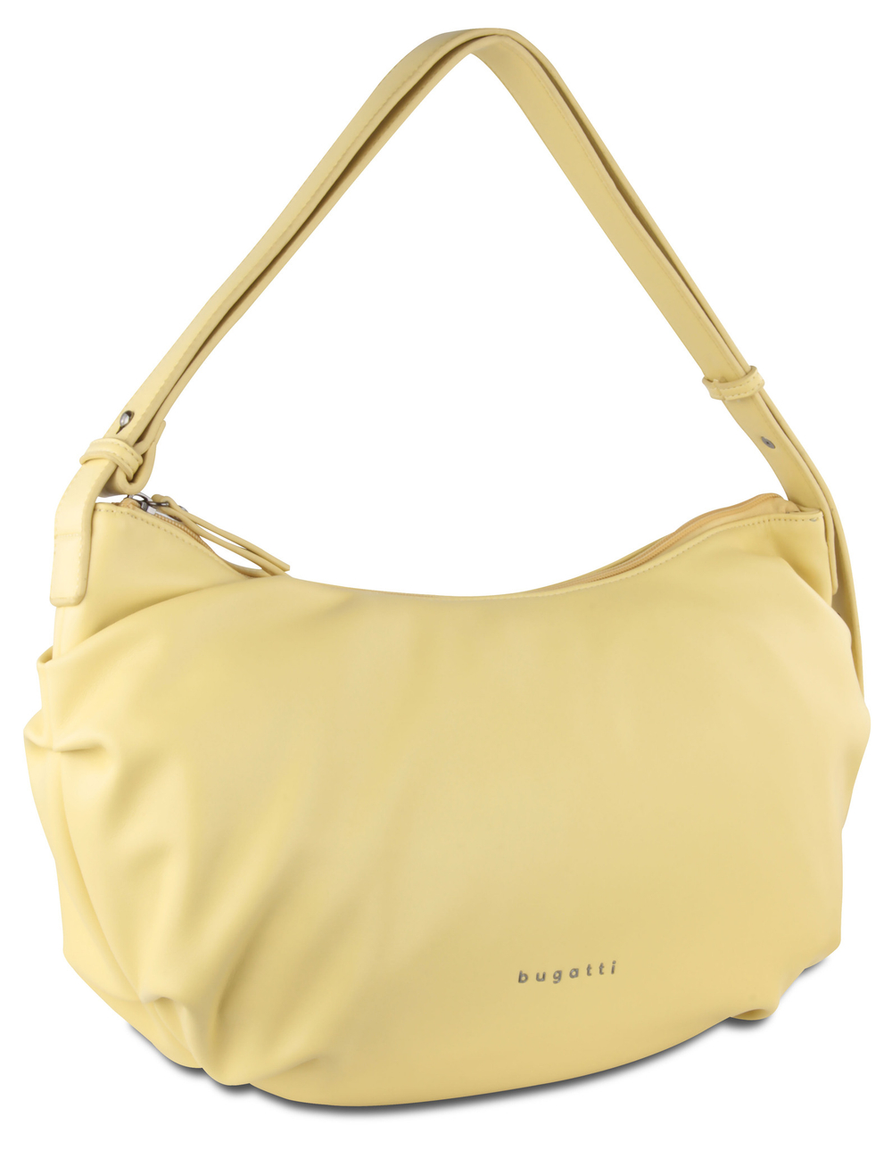 Фото сумка наплечная женская BUGATTI Daria жёлтая полиуретан с гарантией